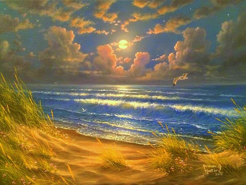 Seagull over Ocean