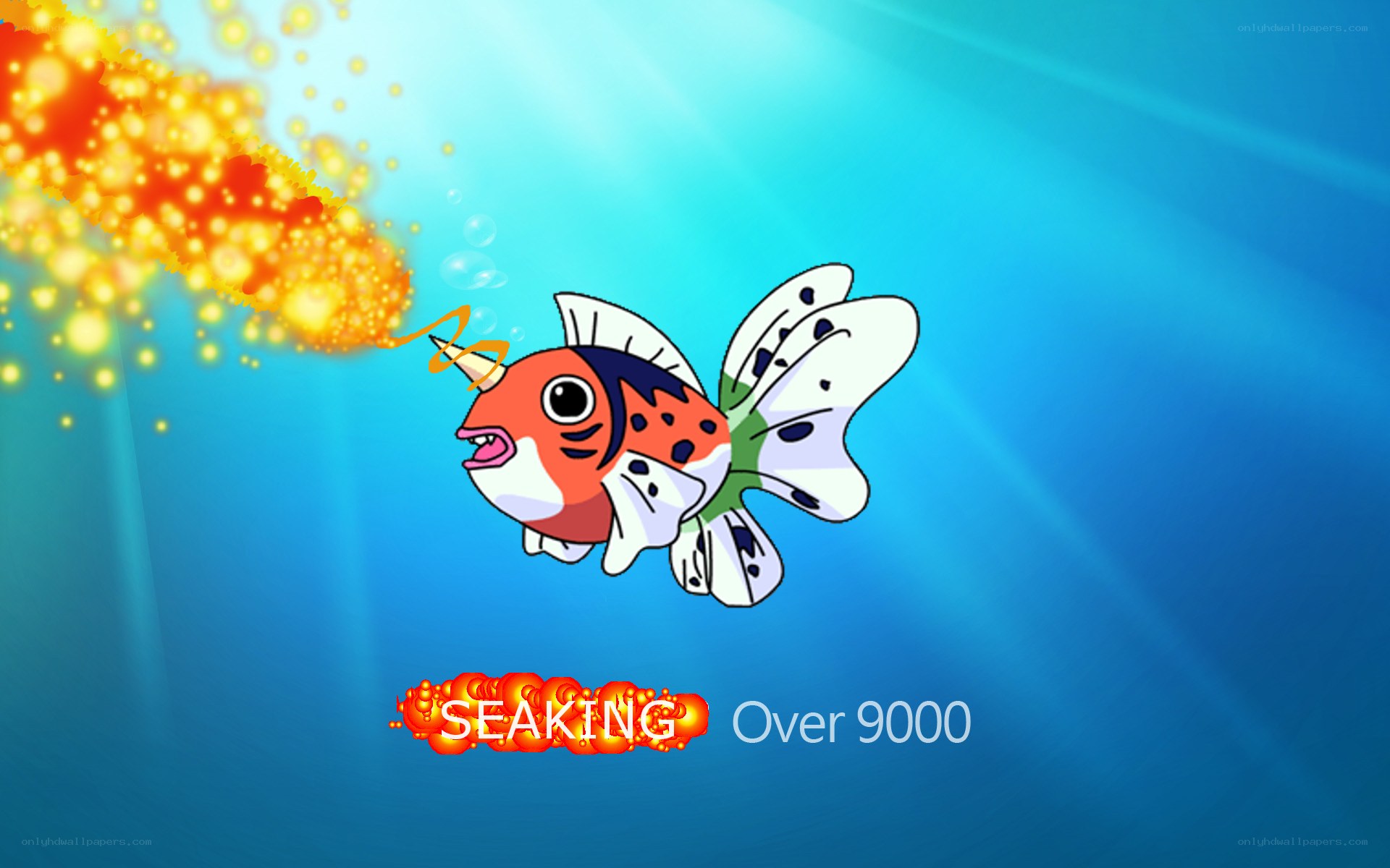 Seaking Pokémon animation