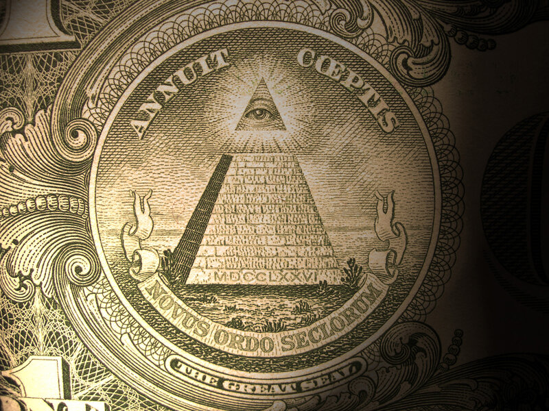 Seal on Dollar Bill — Green