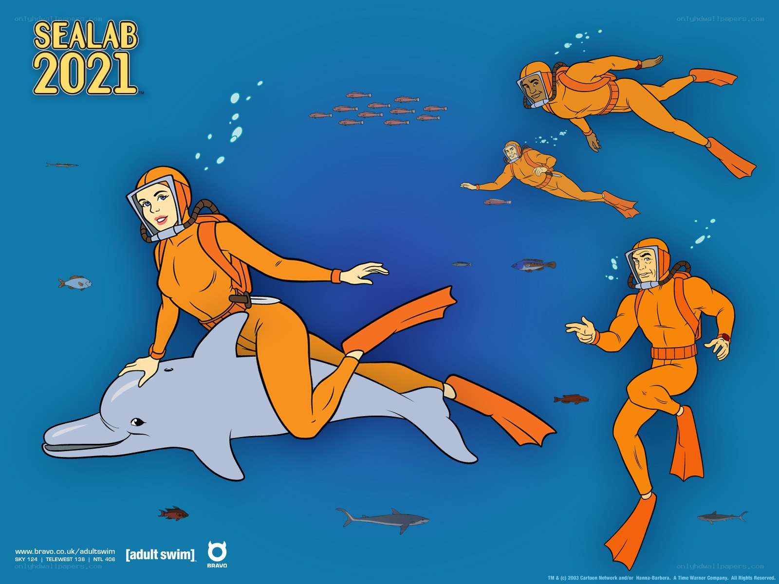 Sealab 2021 underwater scene