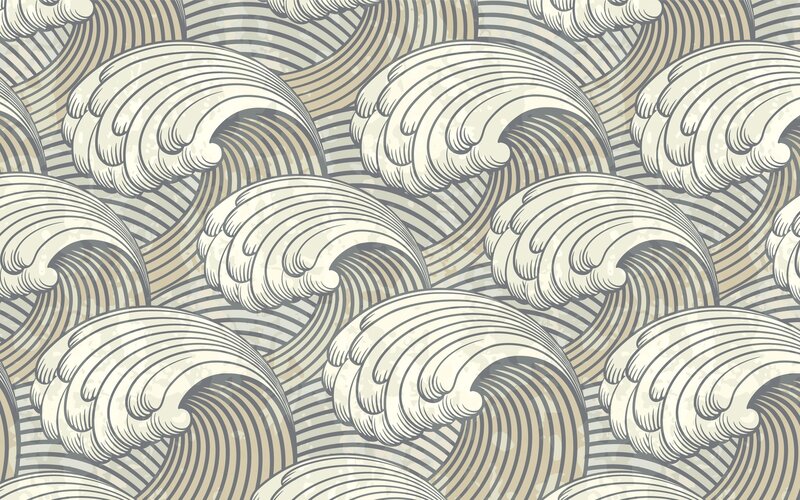 seamless wave pattern design