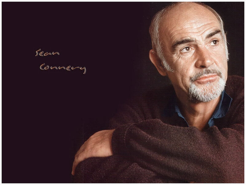 Sean Connery Portrait — Brown