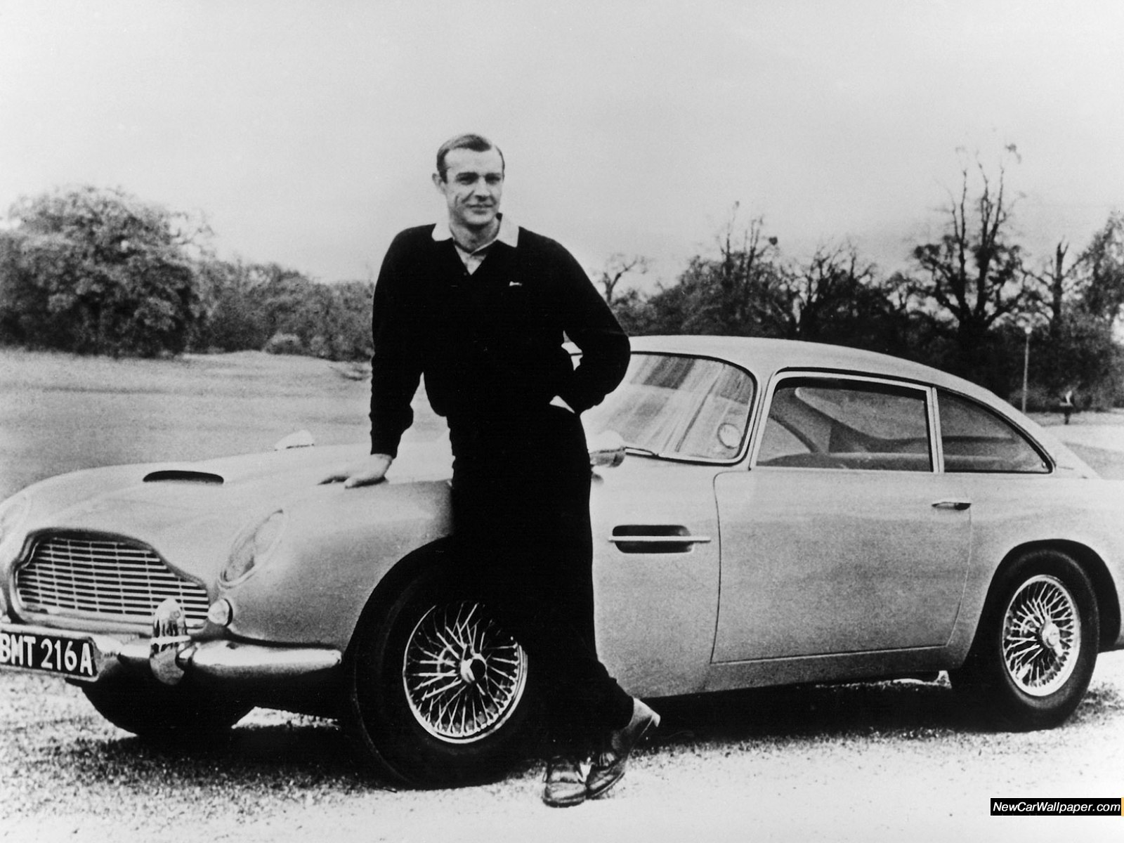 Sean Connery with Aston Martin