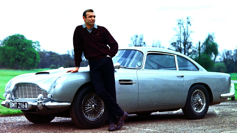 Sean Connery with Aston Martin