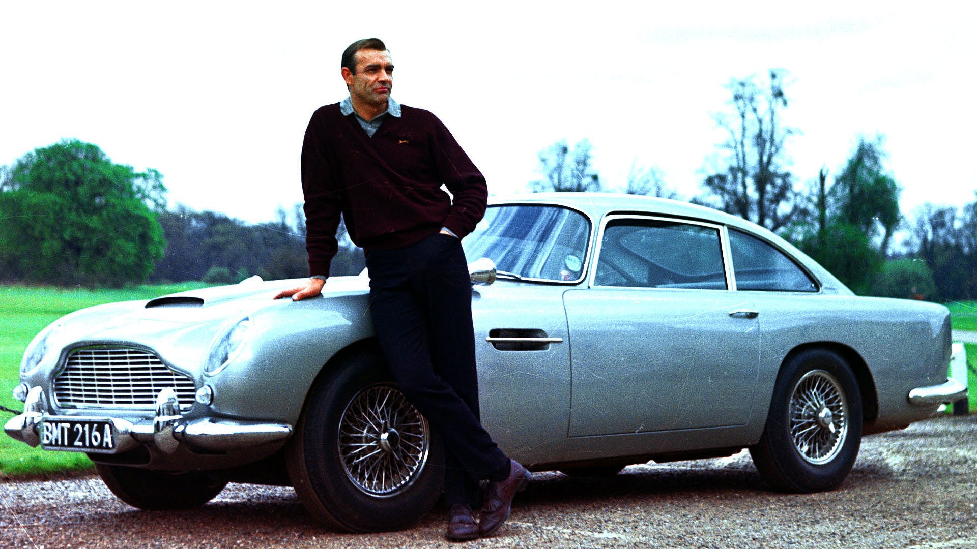 Sean Connery with Aston Martin