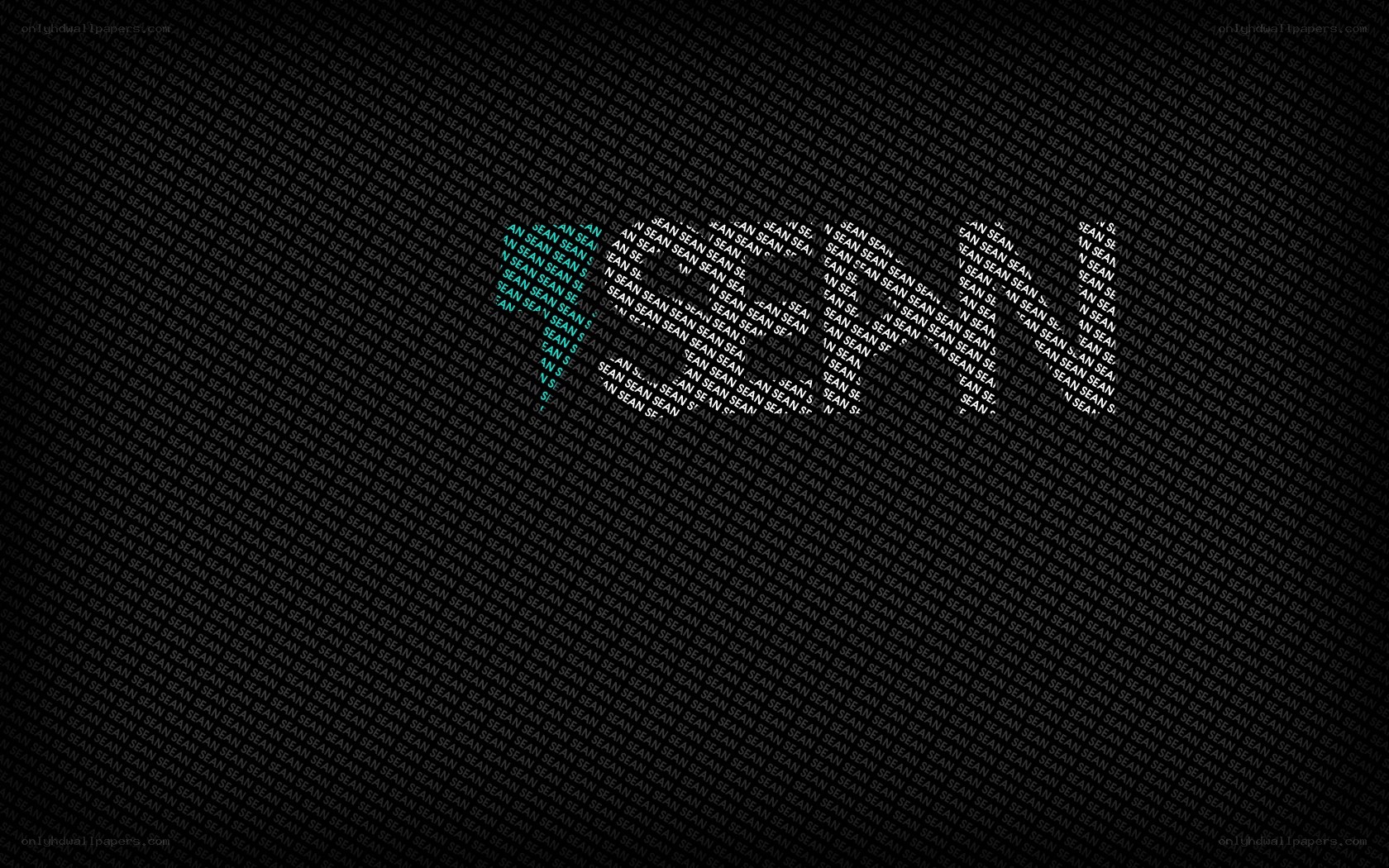Sean text pattern background