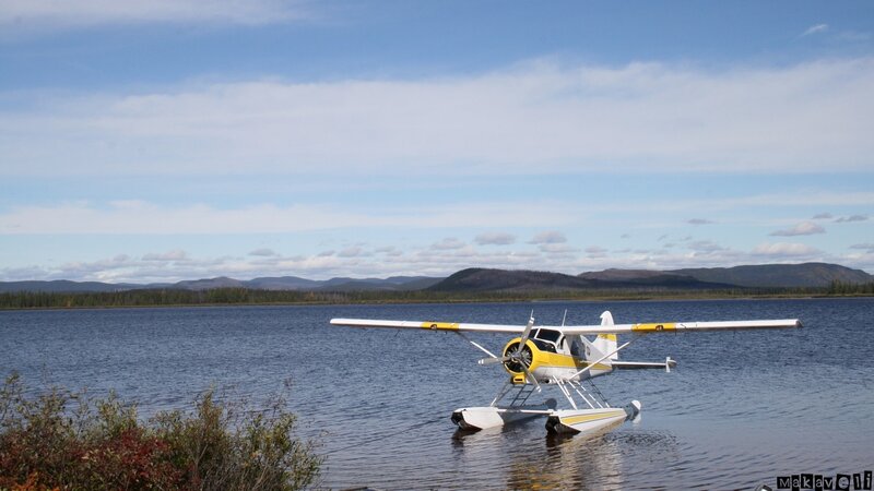 Seaplane on Lake — Blue, Serene, Afternoon, Photograph, Mountains