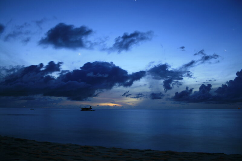 Seaplane on Ocean