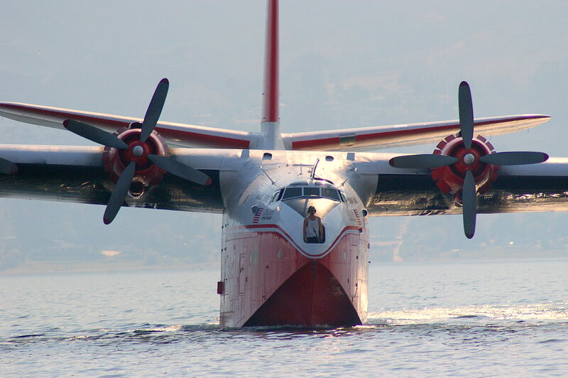 seaplane on water surface