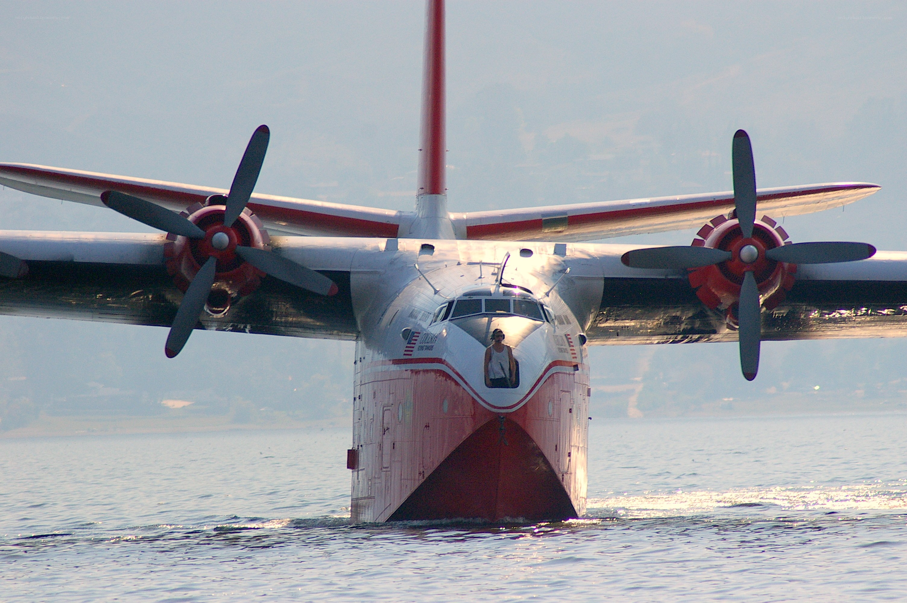 seaplane on water surface