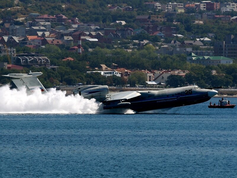 Seaplane Taking Off