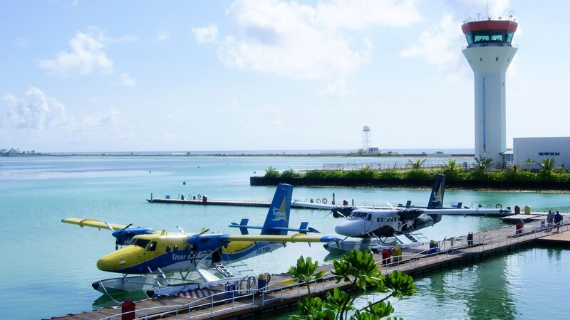 Seaplanes at Malé Airport