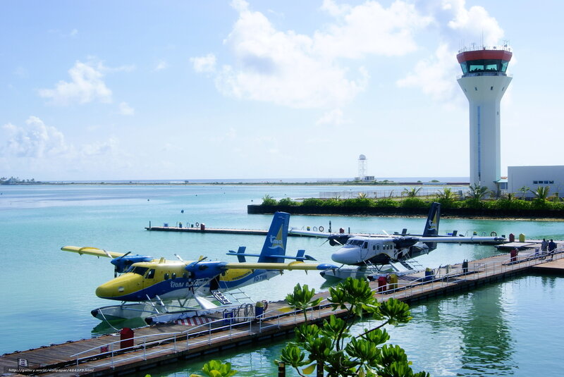 Seaplanes at Malé Airport