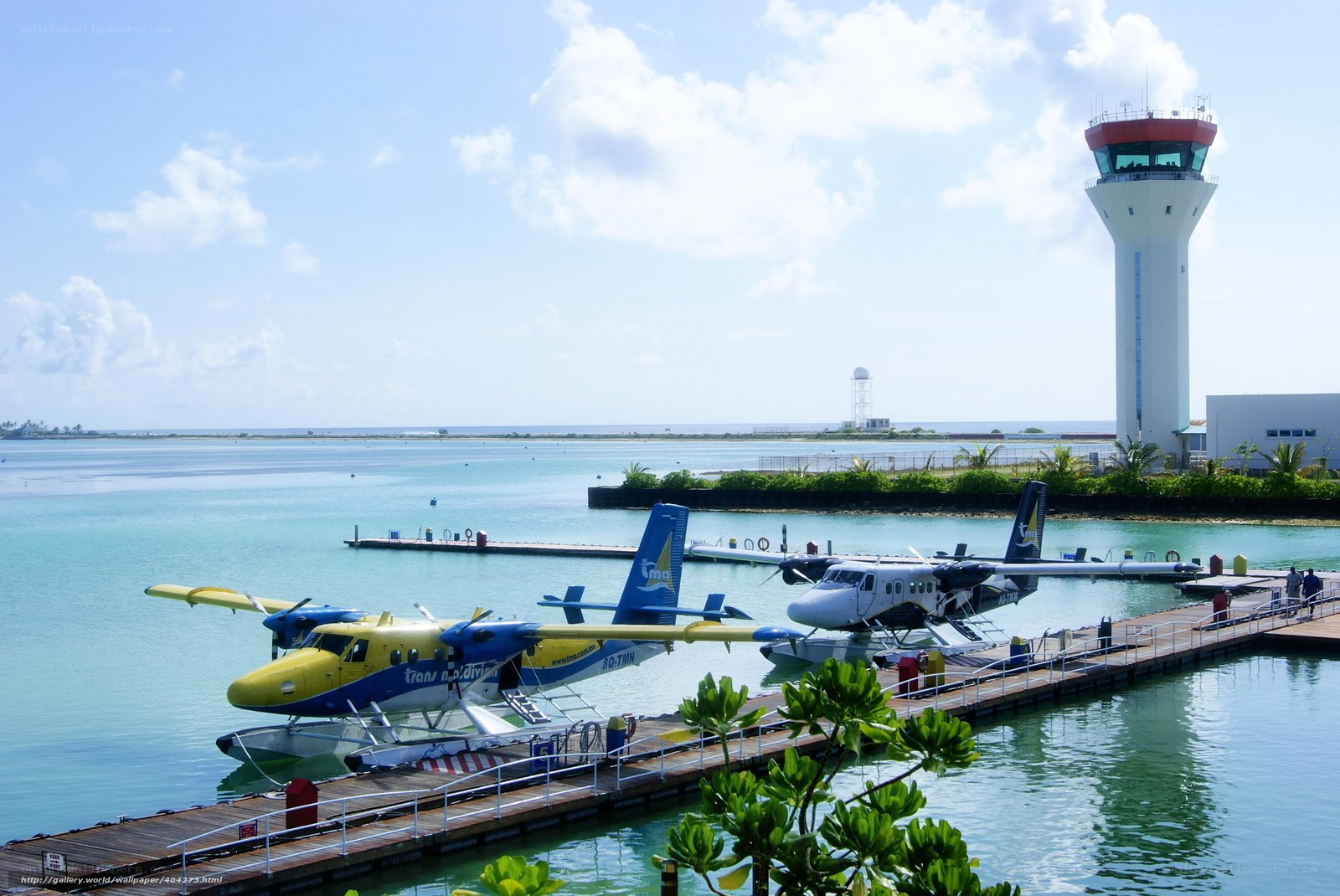 Seaplanes at Malé Airport