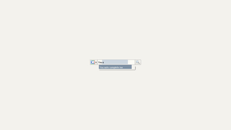 search bar with autocomplete