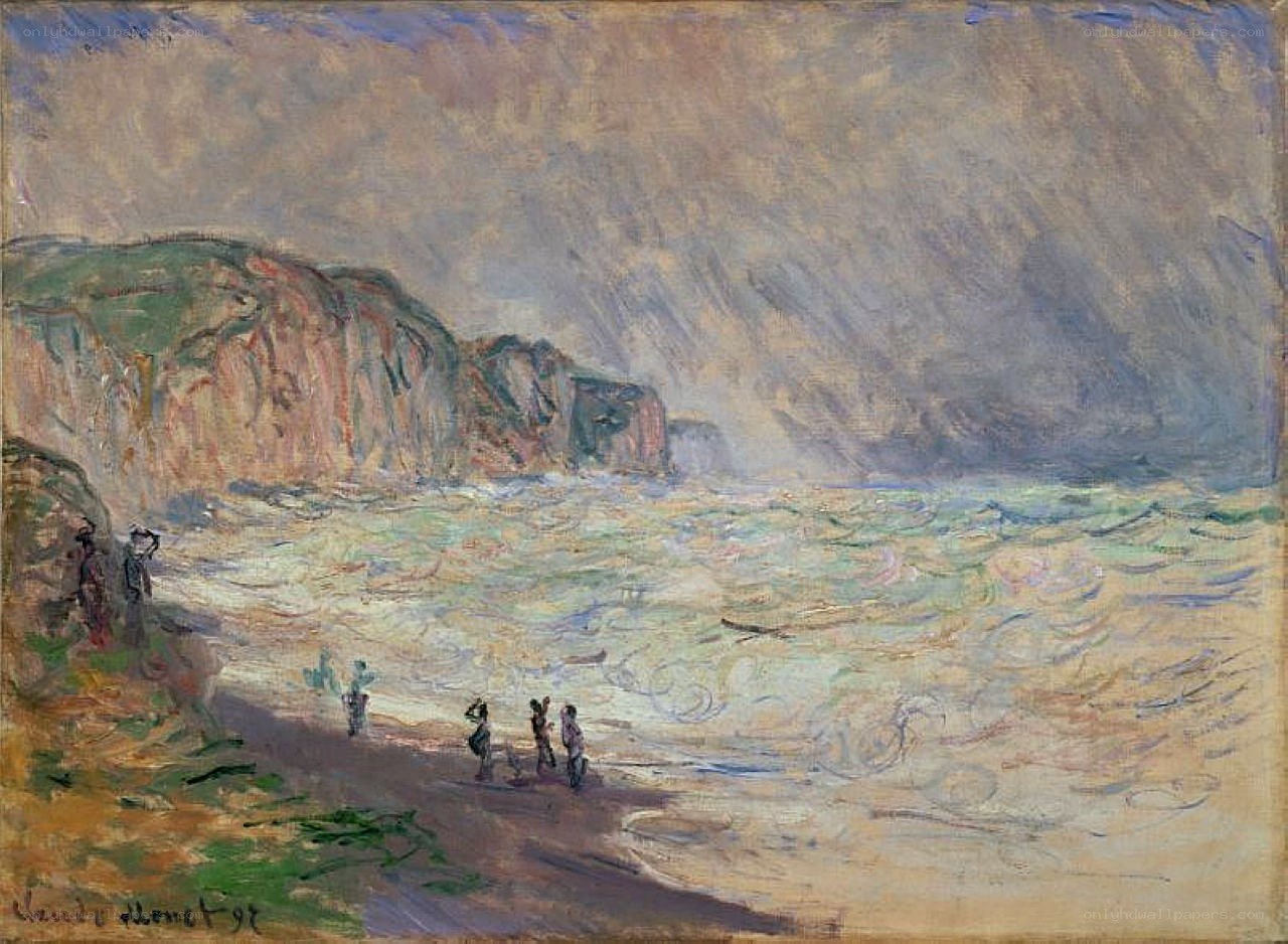Seascape with Cliffs