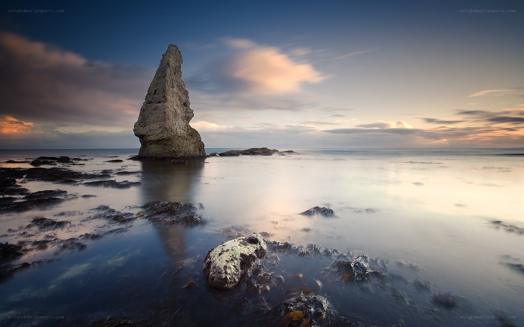 Seascape with sea stack