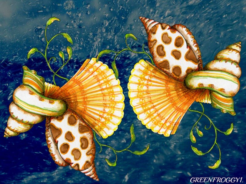 Seashell Butterflies