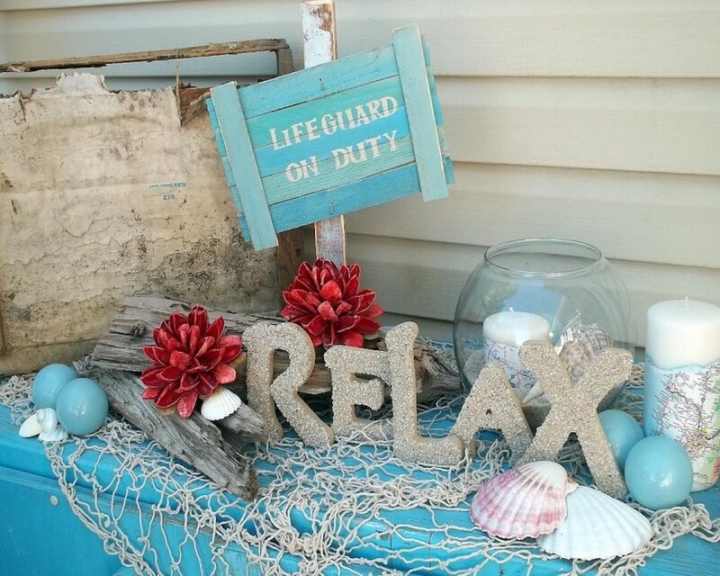 Seashell Decoration — Blue