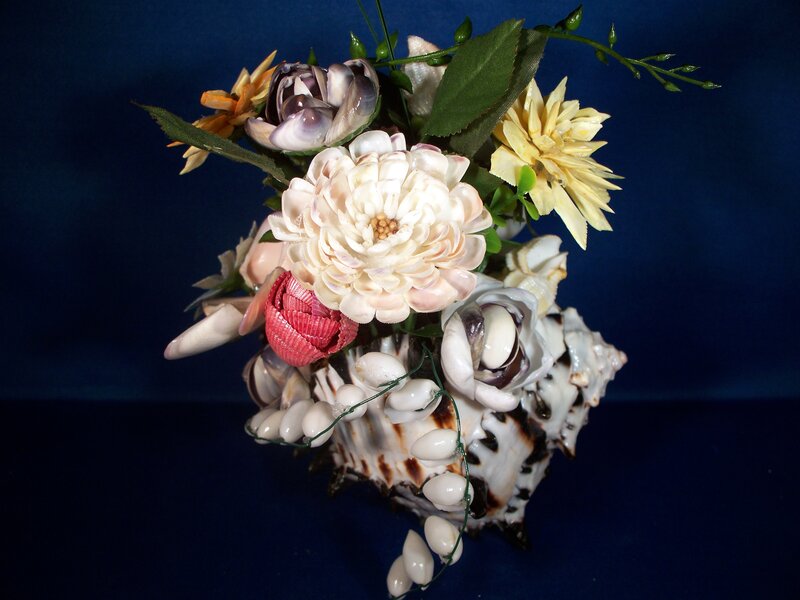 Seashell Flower Arrangement