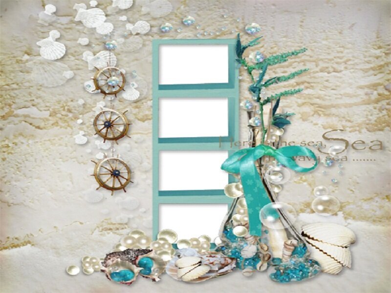Seashell Photo Frame