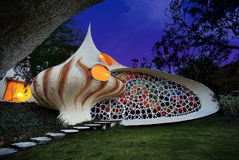 Seashell-shaped House