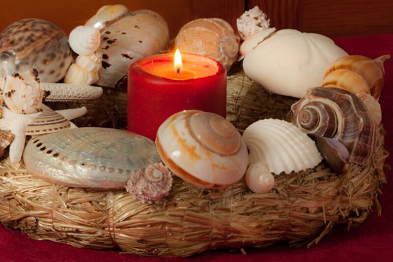 Seashells and Candle
