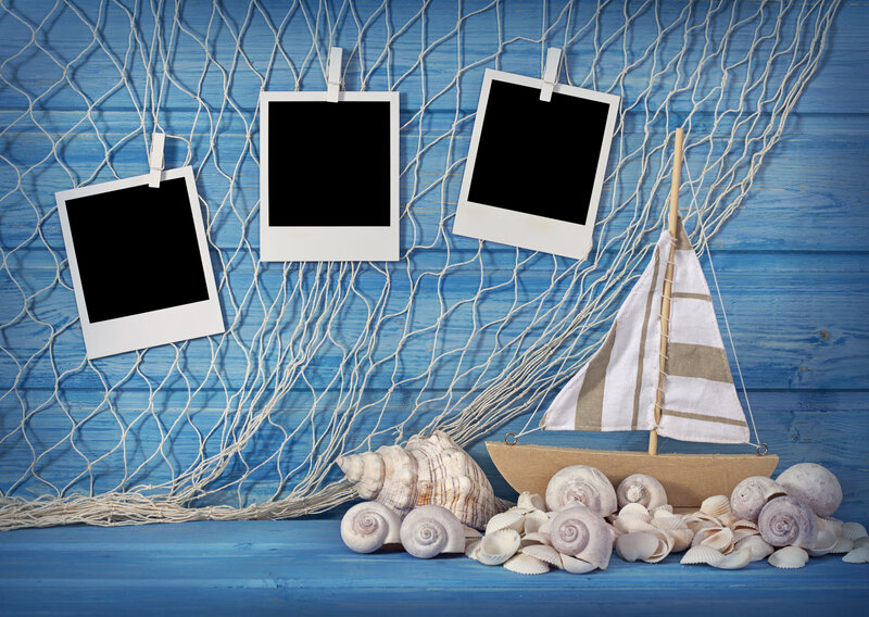 Seashells and Toy Boat