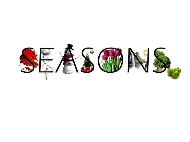 Seasons Word Art