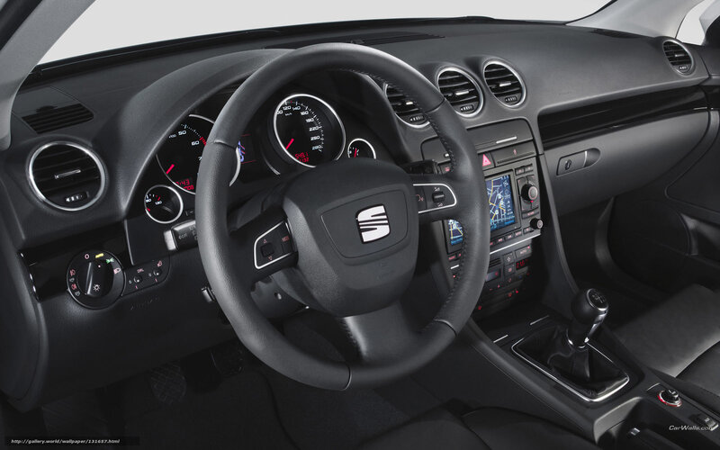 SEAT car interior dashboard