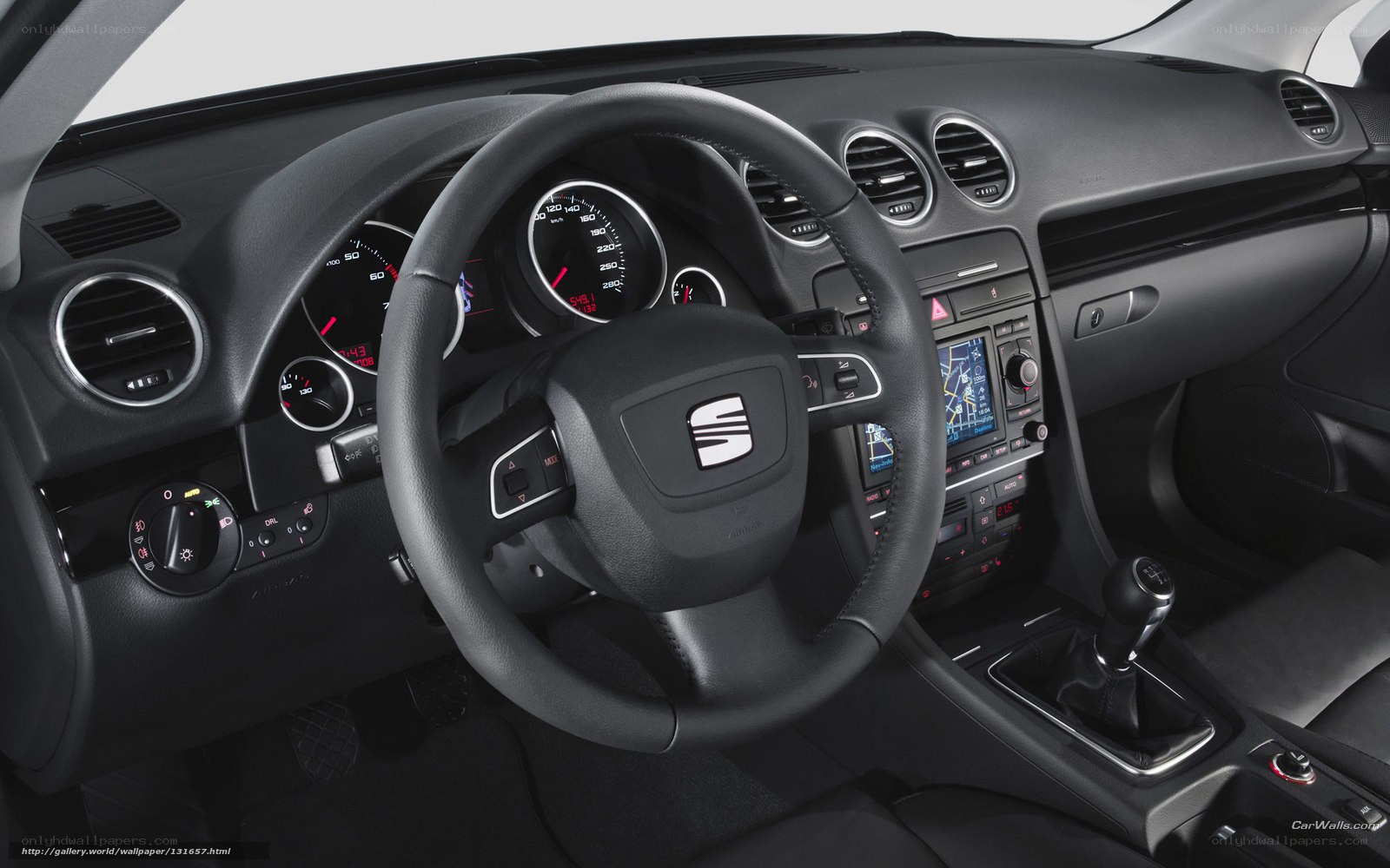SEAT car interior dashboard