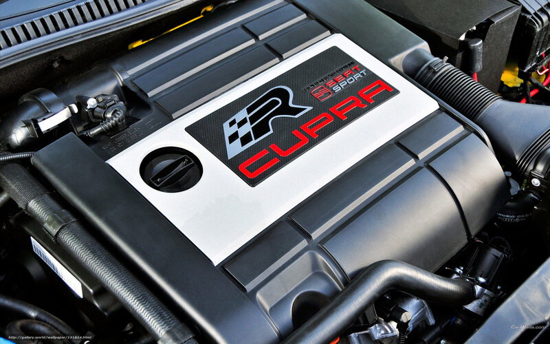 SEAT CUPRA engine bay