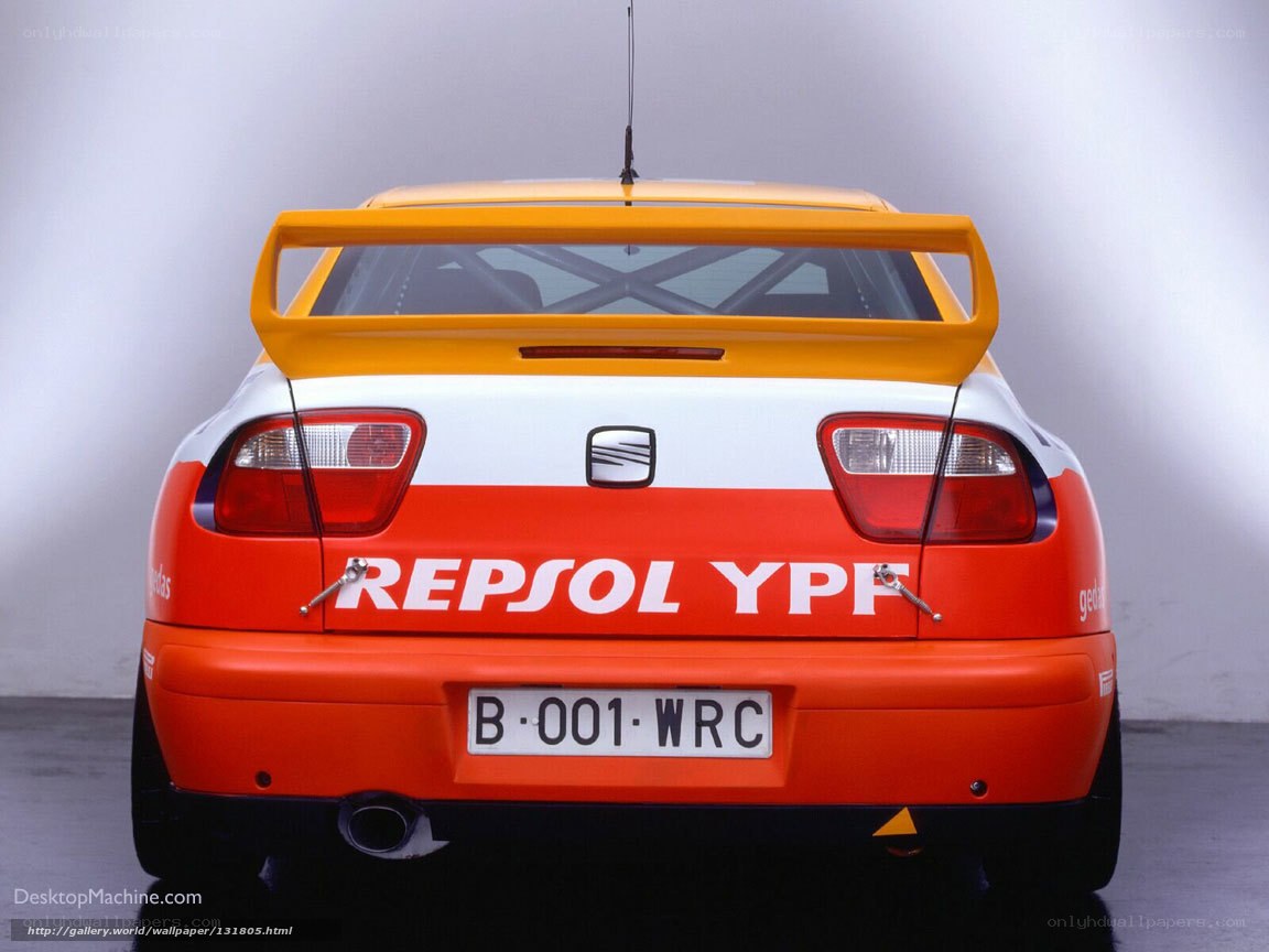 SEAT race car rear view
