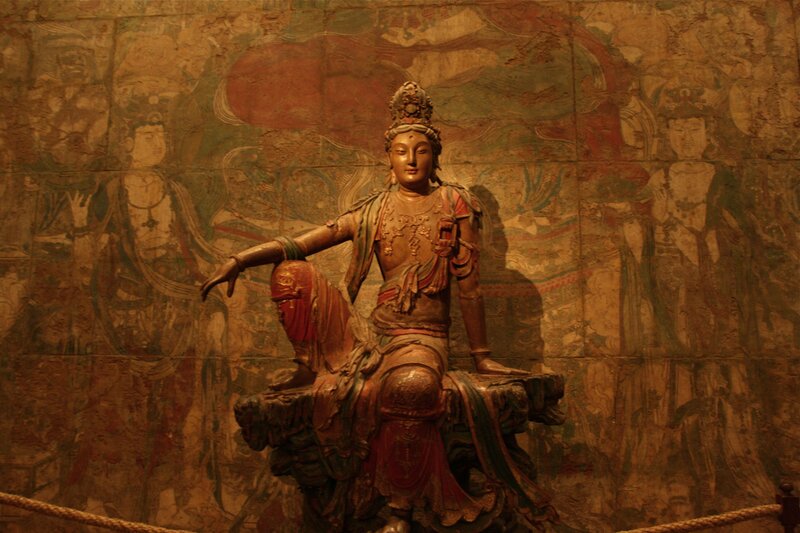 Seated Bodhisattva Statue