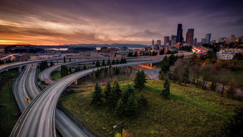 Seattle Highway Interchange