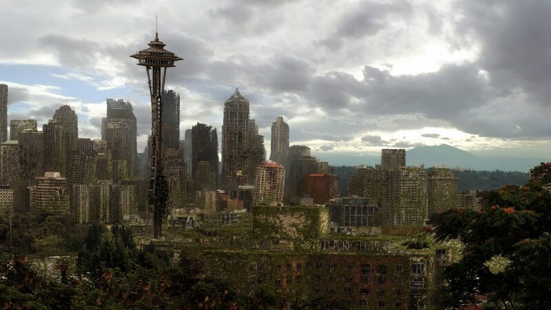 Seattle in a post-apocalyptic world