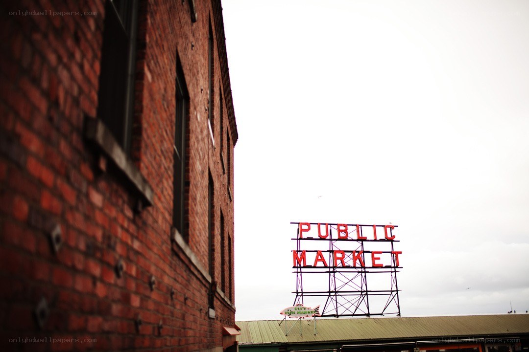 Seattle Public Market sign