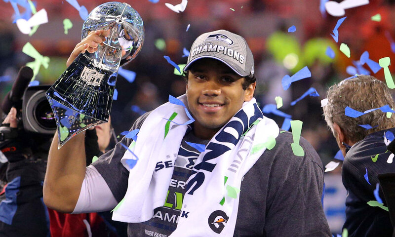 Seattle Seahawks celebrate Super Bowl victory