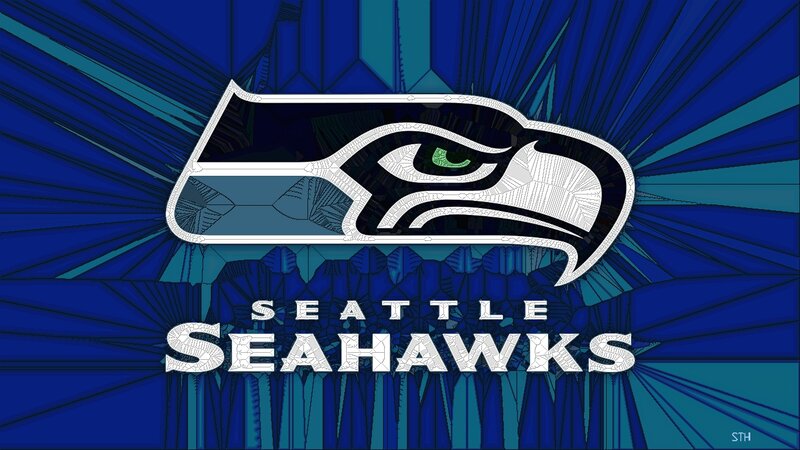 Seattle Seahawks Logo — Blue, Dynamic