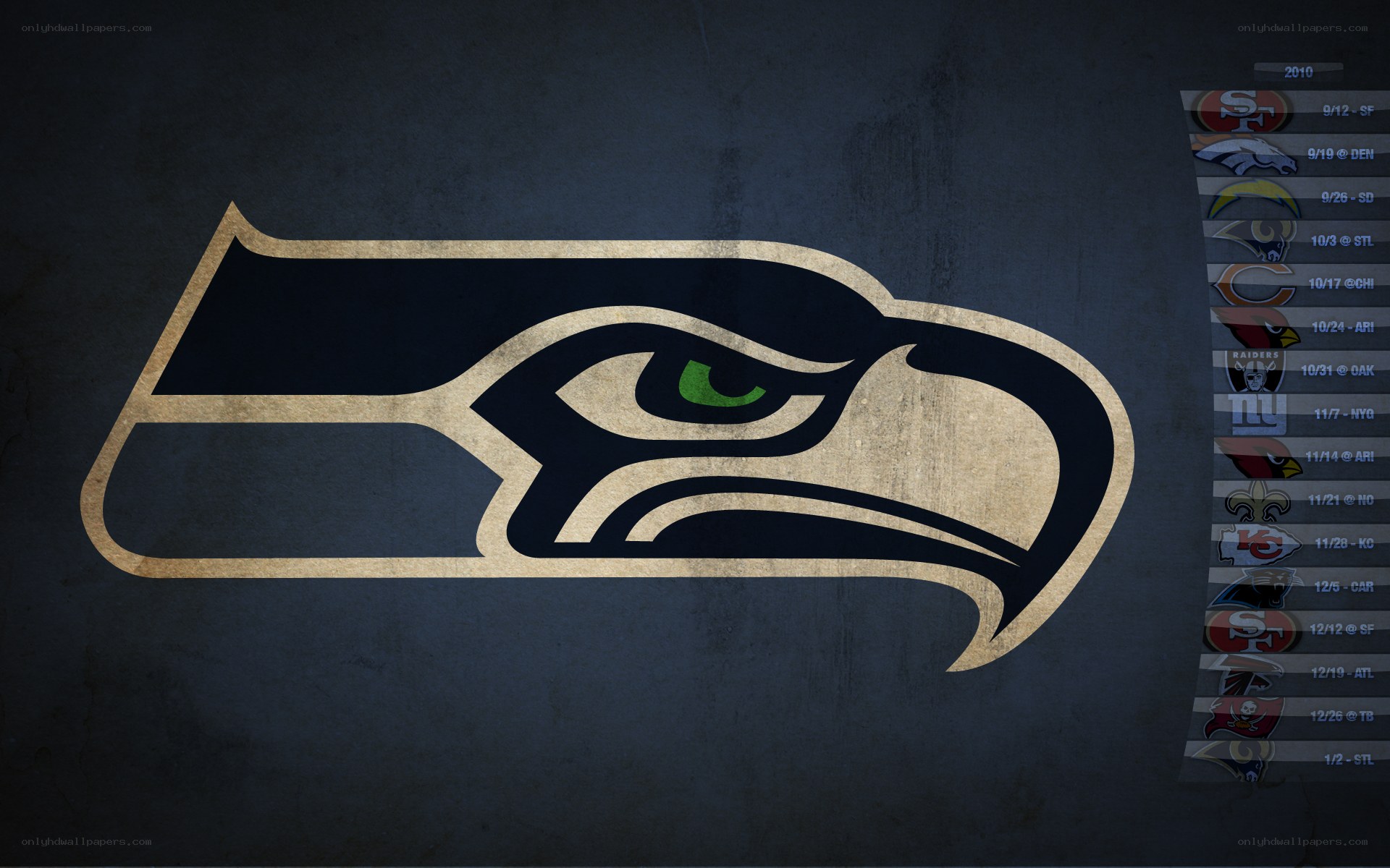 Seattle Seahawks logo wallpaper