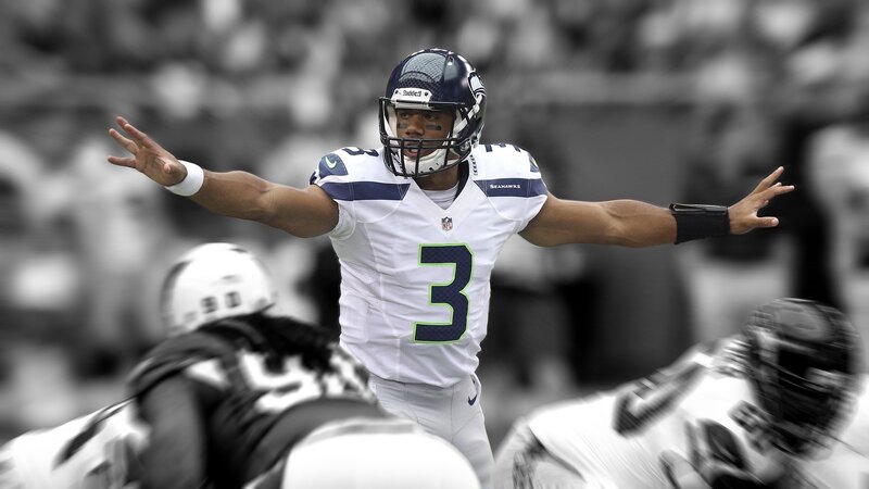 Seattle Seahawks quarterback in action