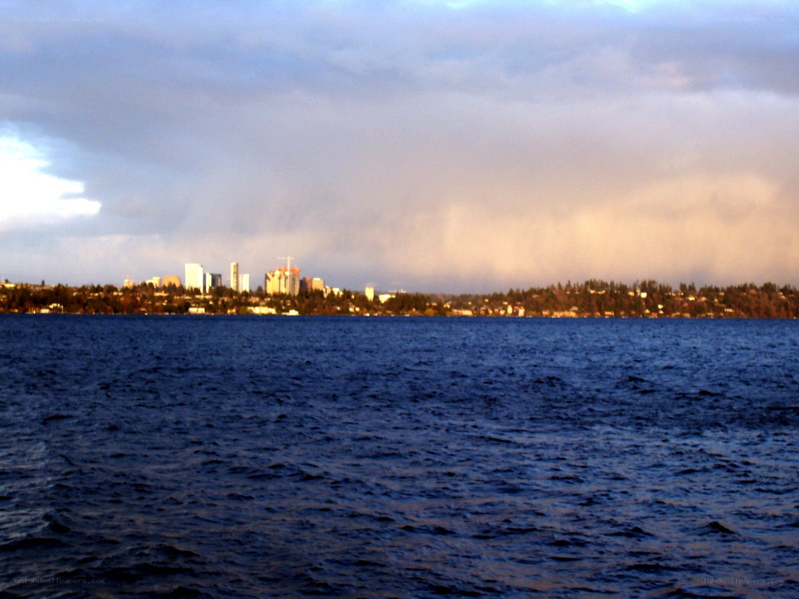 Seattle skyline at dusk