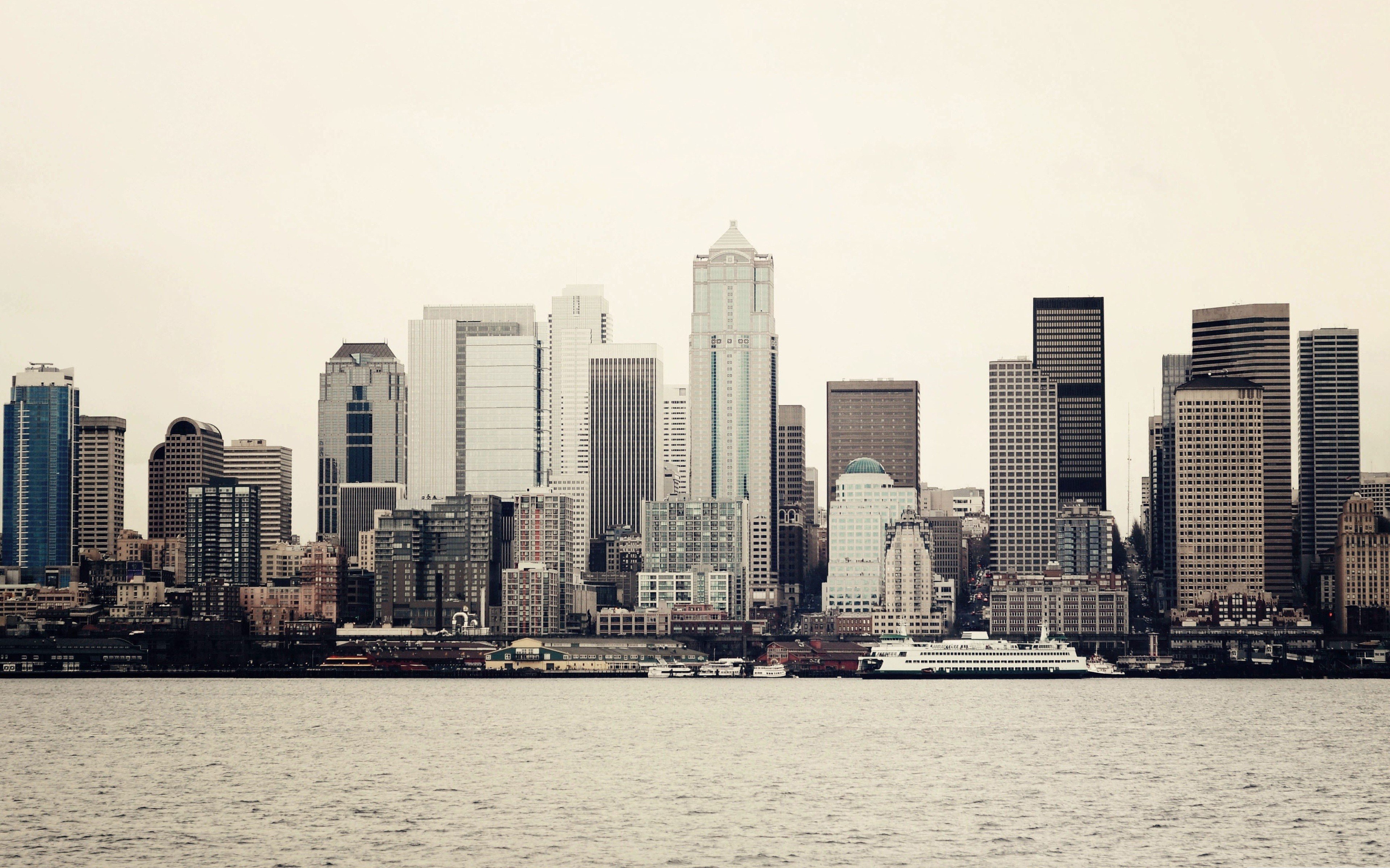 Seattle skyline from the water
