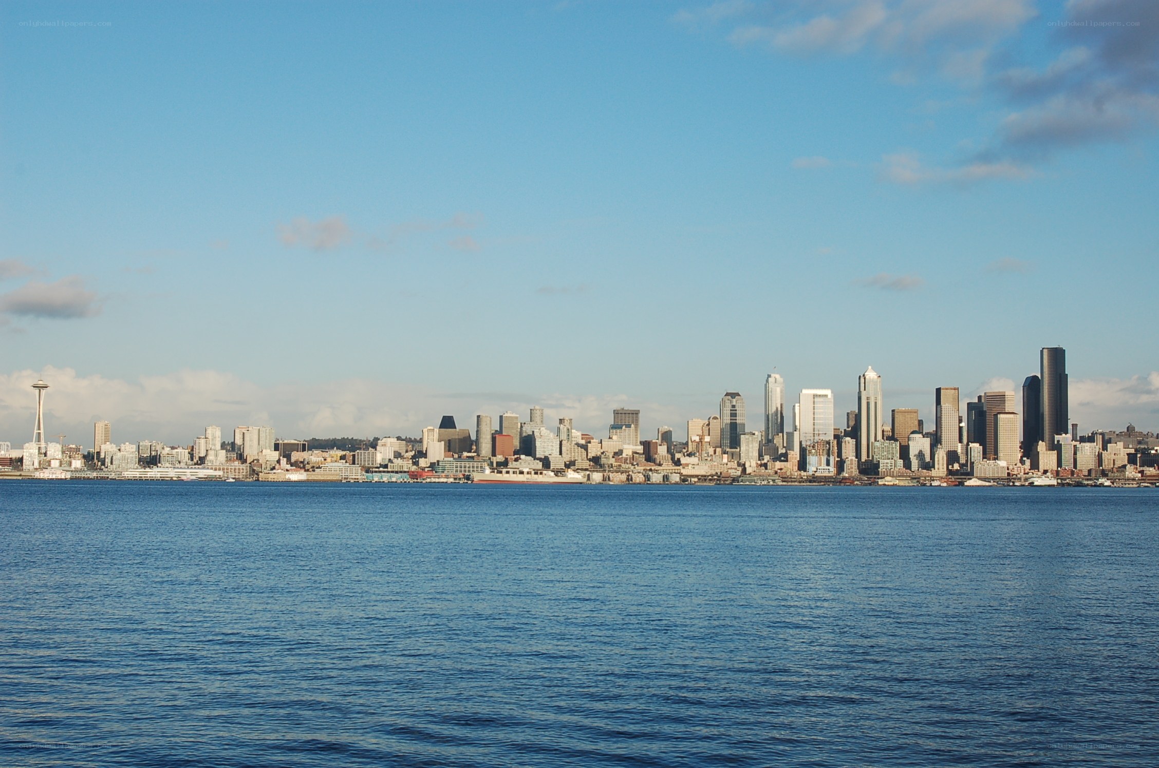 Seattle skyline from the water