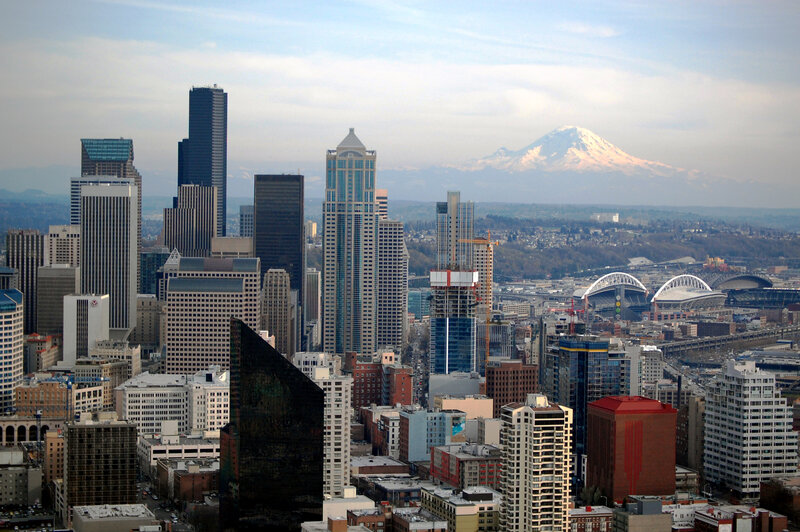 Seattle Skyline — Gray