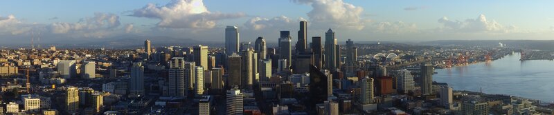 Seattle skyline panarama