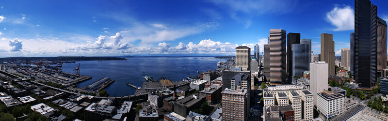 Seattle skyline panorma
