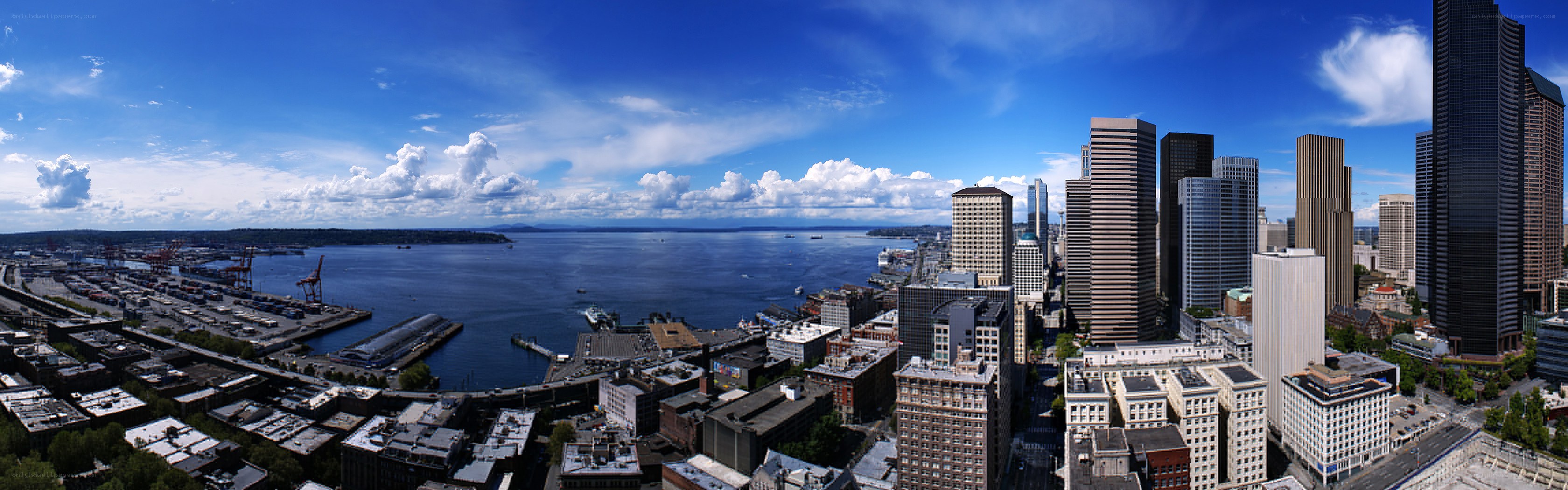 Seattle skyline panorma
