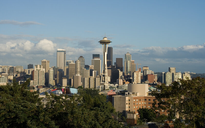 Seattle skyline with Space Needle