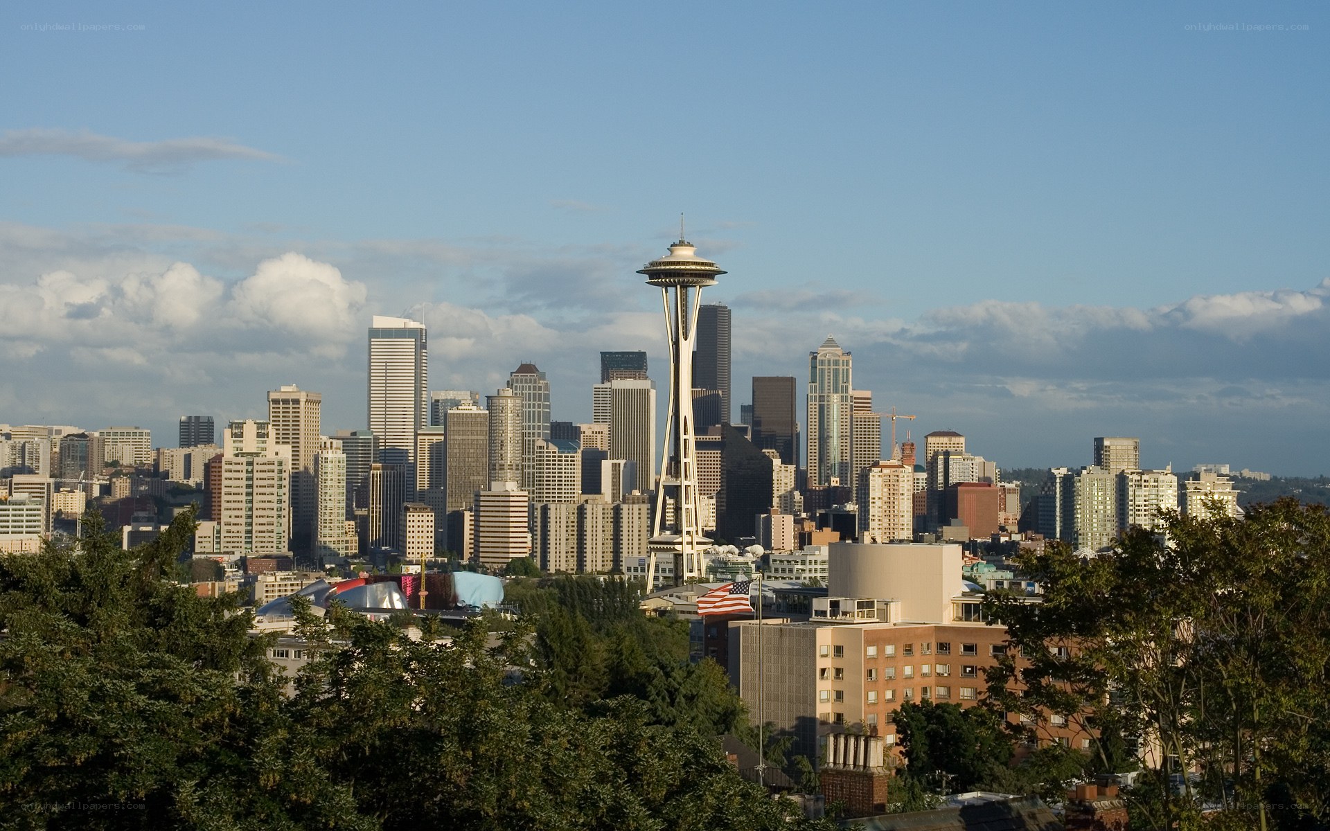 Seattle skyline with Space Needle